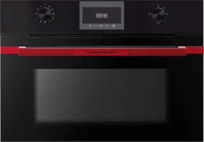 Produktbild von Küppersbusch CBM 6330.0 SE8 K-Series. 3 Compact Backofen mit Mikrowelle Schwarz/Hot Chili