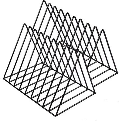 Produktbild von Schallplattenhalter zur Aufbewahrung von Schallplatten, 2er-Pack - Schallplattenhalter zur Aufbewahrung von Alben - vertikaler Schallplattenständer