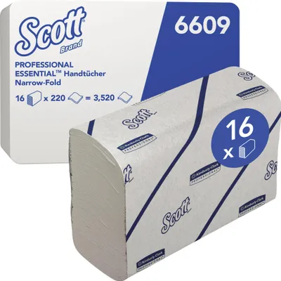 Produktbild von Scott Papierhandtuch Essential 6609 2lg. ws 16x220Bl.