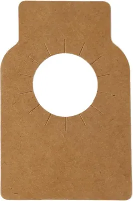 Produktbild von 200 Stück hängende Weinetiketten aus Kraftpapier für Weinkeller, Champagner, Weinregaletiketten