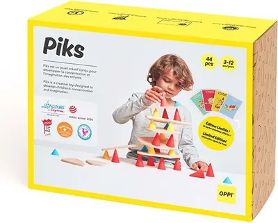 Zdjęcie produktu dla OPPI TOYS - Zestaw zabawek do układania Piks średni