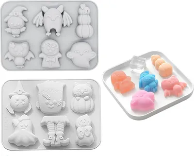 Produktbild von Silikon Backform Set Monster - Halloween Kekse
