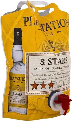 Produktbild von Plantation 3 Stars in Bag 2800ml 41,2% Vol.