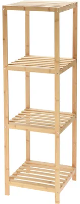Obrázek produktu pro Bambusový regál, 4patrový, 110 cm