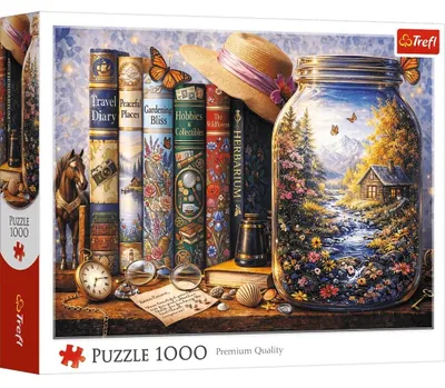 Image de Puzzle 1000 pièces, "Une histoire emprisonnée dans un bocal", TREFL