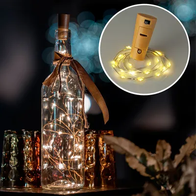 Produktbild von *V* Flaschenlicht, 8 LED, ca. 75cmL