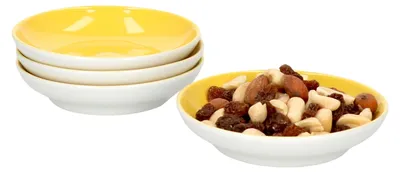 Obrázek produktu pro sada 4 misek Doppio ploché Ø 10 cm Žlutá miska na svačinu Dezertní miska Ritzenhoff