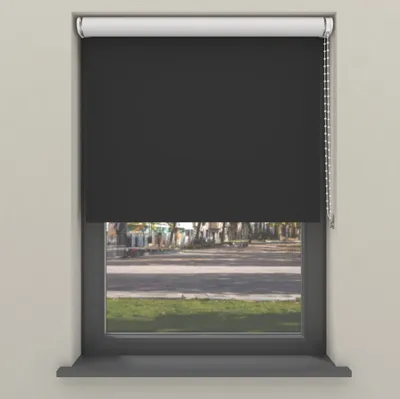 Produktbild von Cocoon Home Rollo Klemmfix ohne Bohren 90x275 - Verdunkelnd - Anthrazit