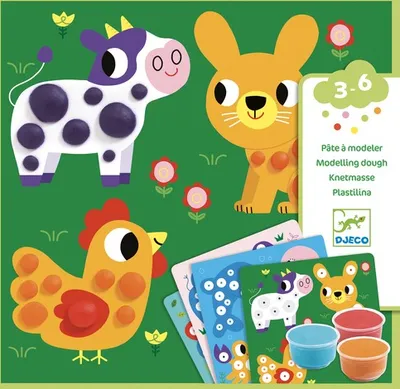 Produktbild von Djeco-Workshop zum Modellieren von Plastilinpunkten