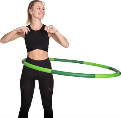 Produktbild von Hoopomania Light Hoop Schaumstoff Hula Hoop, 1.2kg Grasshooper