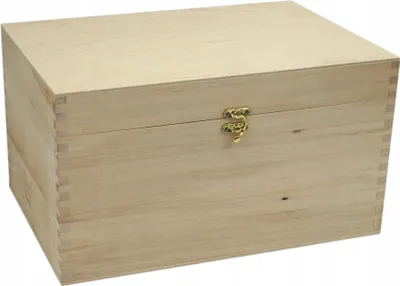 Obrázek produktu pro Dřevěný kufr 35x25x19cm FLAT