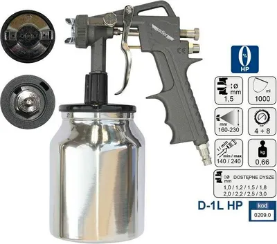 Zdjęcie produktu dla Adler Pistolet Lakierniczy Wysokociśnieniowy