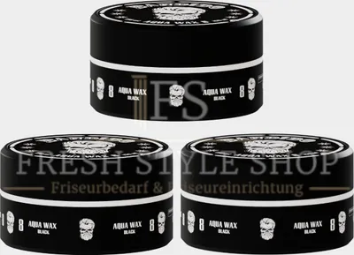Produktbild von 3 x Bandido Haar Wax Hair Wax Haarwachs 150ml Black Extrem Starker Halt