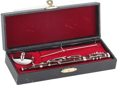 Obrázek produktu pro Basson Ornaments Miniaturní dekorace Miniaturní hudební nástroj Model Dárek Řemeslo 17 cm
