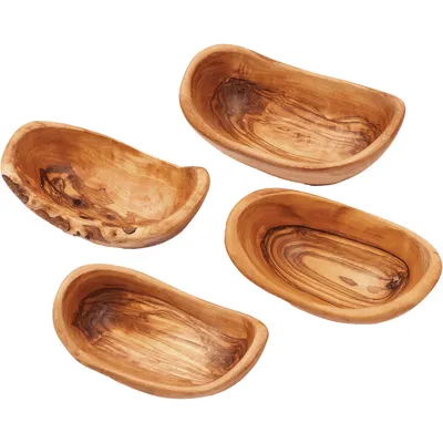 Produktbild von Schalen aus Olivenholz, 4er-Set.