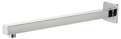Produktbild von Duscharm 50cm Verlängerung Edelstahl Wandmontage Chrom mit Flansch
