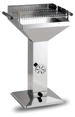 Produktbild von Holzkohlegrill Erfurt I Premium Holzkohlegrill mit verchromtem Grillrost I Robuster Kohlegrill für ein besonderes Grillerlebnis