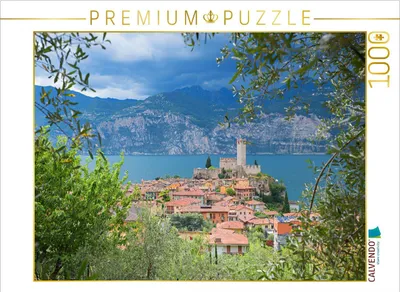 Produktbild von CALVENDO Puzzle Skaligerburg Malcesine | 1000 Teile Lege-Größe 64x48cm Foto-Puzzle für glückliche Stunden
