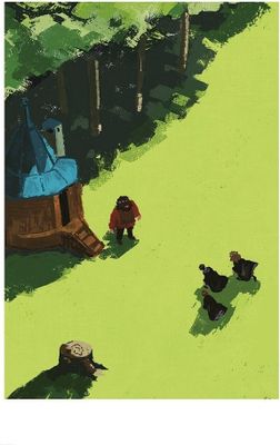 Harry Potter - bedruckt "An Old Friend" PM6180 (80 cm x 60 cm) (Grün)