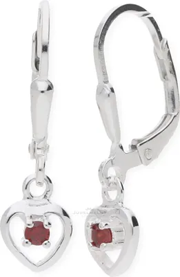 Produktbild von JuwelmaLux Kinder Ohrringe Herz 925 mit Zirkonia JL16-06-0092