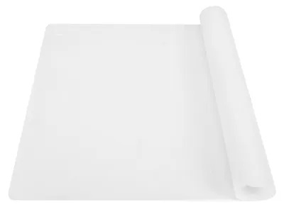 Produktbild von Silikon-Backmatte/rutschfeste Backmatte, große Ausrollmatte, Teigmatte, Silikon-Backmatte, Arbeitsmatte für Gebäck, Fondant, Pizzamatte, BPA-frei, (transparent, 60 x 40 cm)