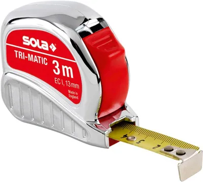 Produktbild von TRI-MATIC-Stahl-Rollmaßband 25 mm, 8 m – SOL 50023401