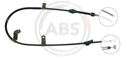 Produktbild von A.B.S. Handbremsseil Seilzug Feststellbremse für HONDA CIVIC V Hatchback (EG) Hinten Rechts K13858