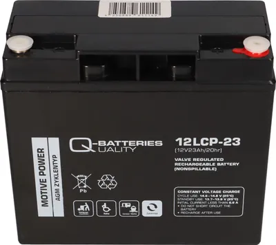 Produktbild von 60V 23Ah Akku-Satz 5x Q-Batteries 12LCP-23 – Ersatz für 6-DZM-20