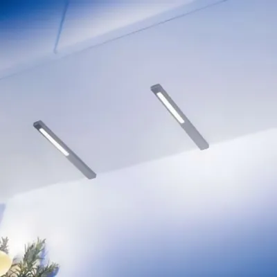 Produktbild von LED 46 Piccolo Einzelleuchte aus Edelstahl in warmweiß / Unterbauleuchte / Schrankleuchte / Leuchtensystem / Leuchte