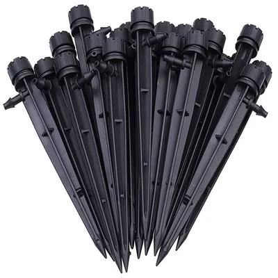 Tropfbewässerungssystem, 100 Stück, 4/7 mm, 360° verstellbar