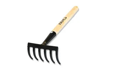 Produktbild von Kleines Rechen Big 6 Zähne 33 Cm