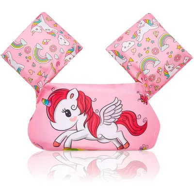 Produktbild von Schwimmflügel Kinder Schwimmweste Schwimmhilfe Schwimmtraining Swim Safe für Jungen Mädchen 2-6 Jahren 14-25kg,Einhorn