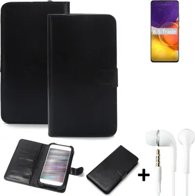 Produktbild von K-S-Trade Wallet Case Handyhülle kompatibel mit Samsung Galaxy Quantum2 Schutzhülle Flip cover Flipstyle Tasche Hülle Flipcover Slim Bumper schwarz