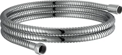 Produktbild von SCHÜTTE Brauseschlauch Edelstahl 200 cm knickbeständig, Duschschlauch mit Wasserspardichtung, Chrom