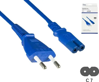 Produktbild von MAG CB-8-BL-KB, 1,8 m, Netzstecker Typ C, IEC C7, H03VVH2-F, 250 V, 2.5 A