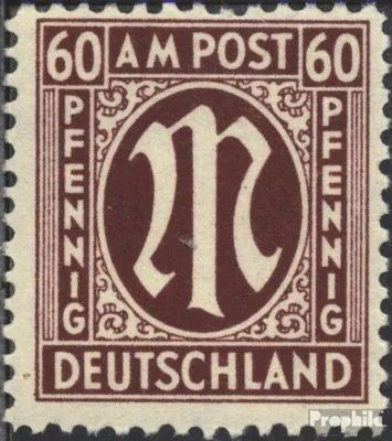 Produktbild von Briefmarken Bizone (Alliierte Besetzung) 1945 Mi 33b A,  gestempelt AM-Post