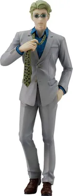 A full-body studio shot of a Kento Nanami figure.