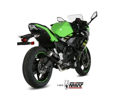 Produktbild von Mivv SPORT Schalldämpfer MK3 Komplettanlage 2x1 Carbon für KAWASAKI NINJA 650 BJ 2017 >