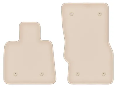Produktbild von DURBAN Beige Velours-Fußmatten vorne für Alfa Romeo Stelvio 2x4 (2WD) SUV (2016-)