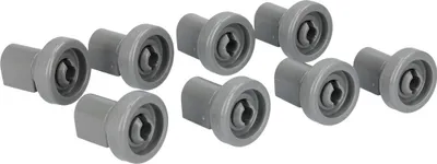 Produktbild von easyPART passend für 5028696700 Electrolux 8x Korbrolle Rolle Rad Oberkorb AEG Zanussi 0 Küppersbusch 435856 Spülmaschine Geschirrspüler