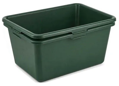 Produktbild von Wildwanne 90 Liter 2er Set XXL Futterwanne Grün Lebensmittelecht Robust