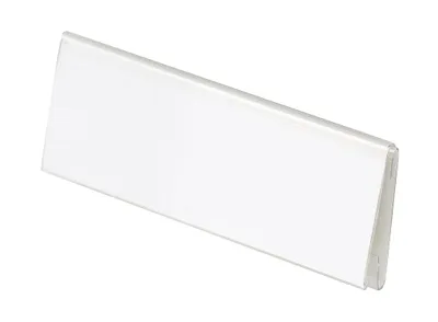 Produktbild von HAN 1690 Beschriftungsclip TWIN - 10 Stück, für Stehsammler 1610, 1611, 16210, transparent
