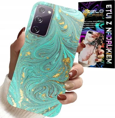 Produktbild von Gehäuse Für Samsung Galaxy S20 Fe - Marmorierte Muster + Gehärtetes Glas