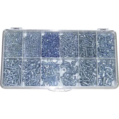 Immagine prodotto di TOOLCRAFT DIN 7981 - STZN Viti a testa svasata per lamiera 730 pezzi