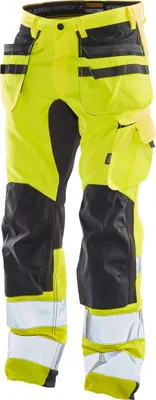 Produktbild von Jobman Arbeitshose HiVis 2240 Stretch Gelb/Schwarz Größe 58