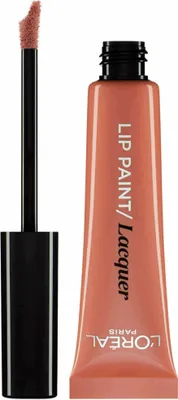 Produktbild von L’Oréal Paris Make-Up Designer Infaillible Lip Paint, Nacktheit, Gone With the Nude, Färbung, #e5b292, Glanz, Flüssigkeit