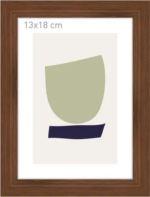 Produktbild von accent by nielsen Holz Bilderrahmen Velino, Walnuss, 13 x 18 cm