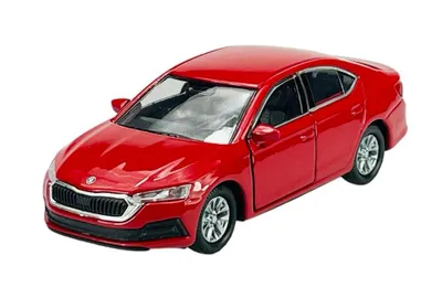 Produktbild von Welly 2019 Skoda Octavia MK4 Rot 1:34-1:39 Die Cast Metall Modell Neu im Kasten 43806