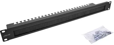 Obrázek produktu pro InLine 19111N, Kabelový panel, Černá, 1 kusů, 562 g