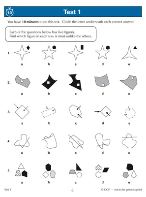 Produktbild von 11+ GL 10-Minute Tests: Non-Verbal Reasoning - Ages 10-11 Book 1 (with Online Edition) (CGP GL 11+ Ages 10-11)